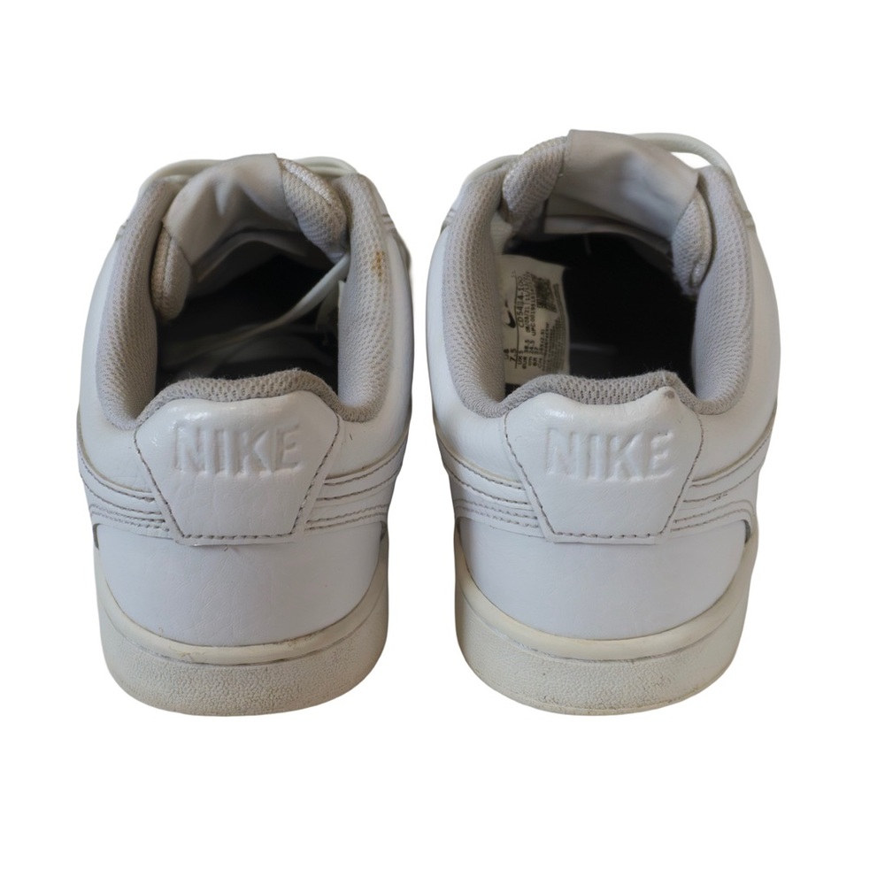 Nike Court Vision Low White Leather Sneakers Women’s 7.5 - Picture 4 of 7
